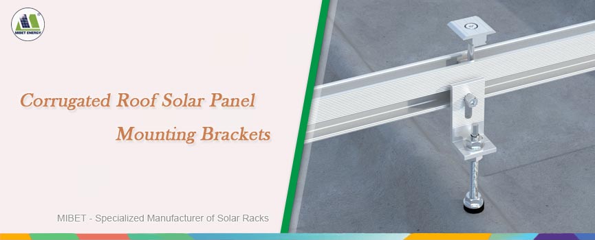 Corrugated Roof Solar Panel Mounting Brackets