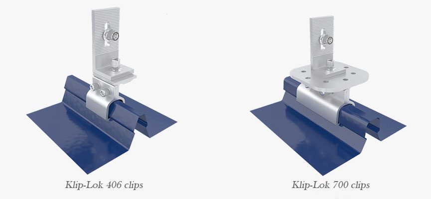 Klip-Lok mounting clips 400 and 700