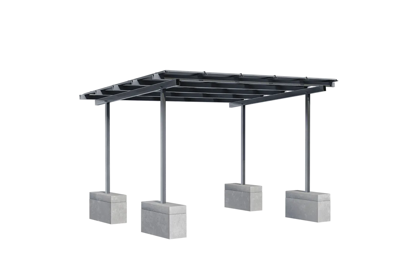 Dual-Post Solar Carport System