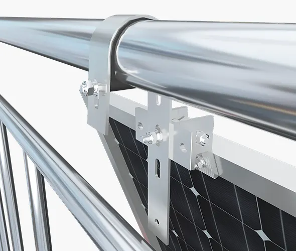 Balcony Railing Solar Panel Mounting System Details