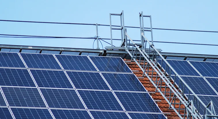 Tile Rooftop Solar Power Plant