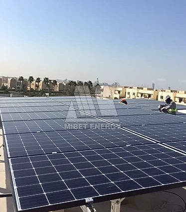 1 MW Flat Roof PV Project in Dubai, UAE