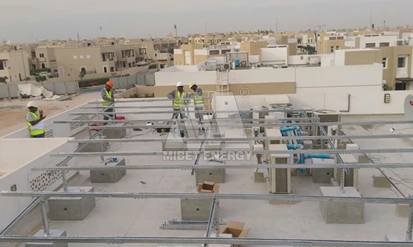 1.02 MW Flat Roof PV Project in Dubai, UAE