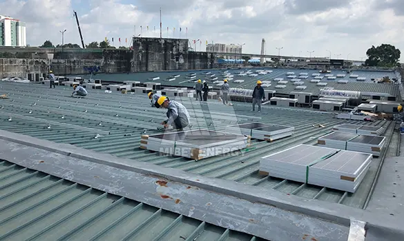 1.2 MW Metal Rooftop PV Project in Vietnam