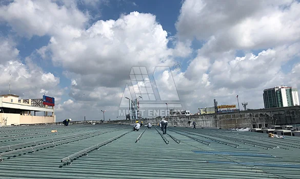 1.2 MW Metal Rooftop PV Project in Vietnam