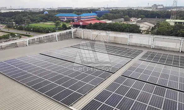 1.23 MW Metal Rooftop PV Project in Indonesia