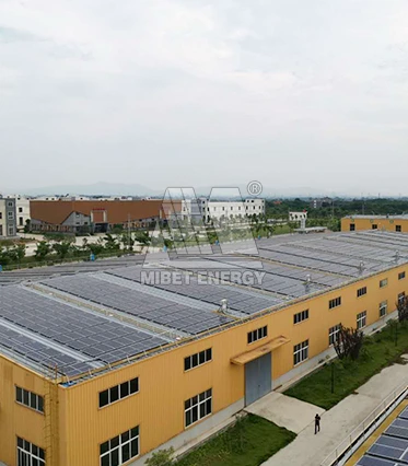 16.8 MW Metal Rooftop PV Project in Jingmen, China