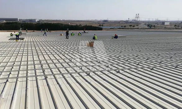 3 MW Metal Rooftop PV Project in Dubai, UAE