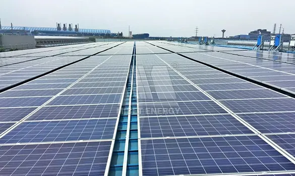 30 MW Metal Rooftop PV Project in Dezhou, China