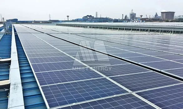 30 MW Metal Rooftop PV Project in Dezhou, China