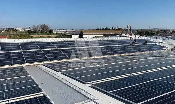 4 MW Metal Roof Solar Project in Spain