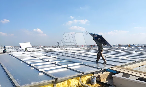 6 MW Metal Rooftop PV Project in Xiongan, China