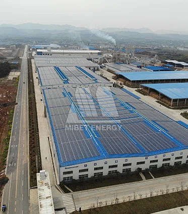 6.16 MW Metal Rooftop PV Project in Jingmen, China