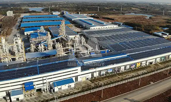 6.16 MW Metal Rooftop PV Project in Jingmen, China