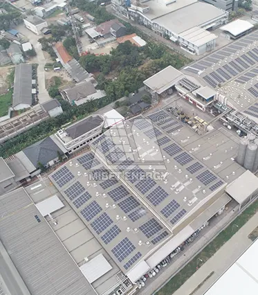 682 kW Metal Rooftop PV Project in Indonesia