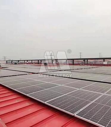 9.06 MW Metal Rooftop PV Project in Xi'an, China