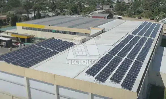 91.16 kW Metal Tile Roof PV Project in Uruguay