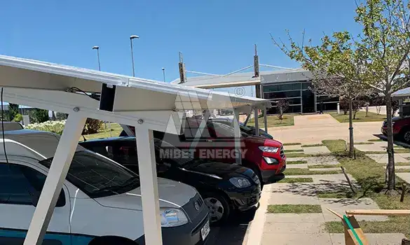 92.4 kW Solar Carport Project in Uruguay