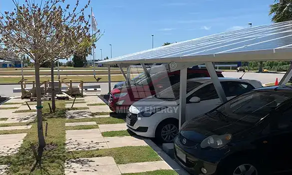 92.4 kW Solar Carport Project in Uruguay