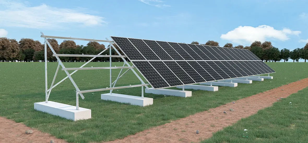 Application example of ground PV system GT1