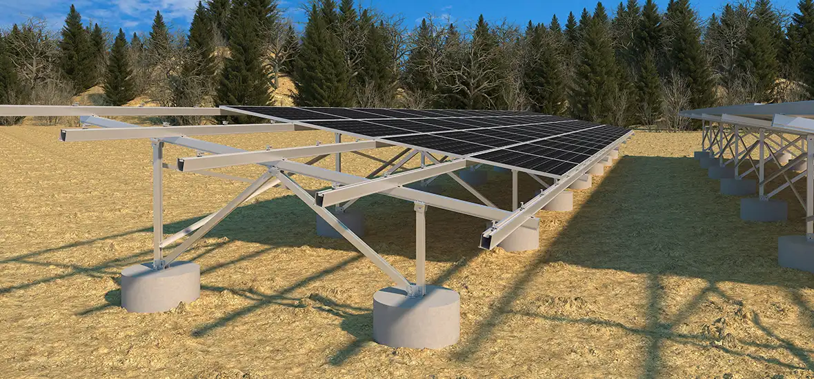 Application example of ground PV system GT4