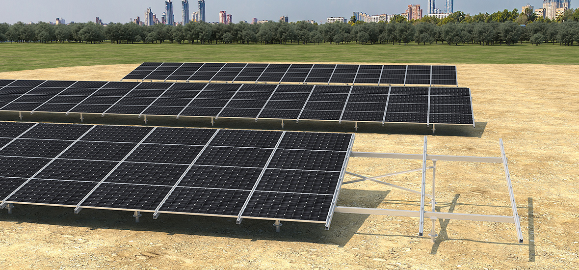 Application example of ground PV system GT6