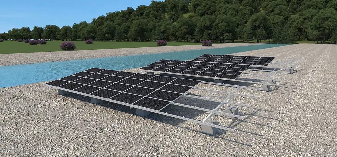 Application example of ground PV system NPGT4