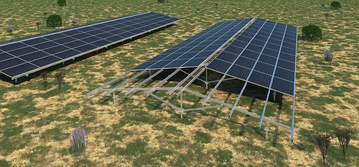 Application example of ground PV system SPGT4