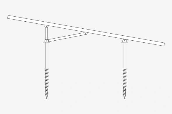 Ground Solar Racking PGT5 Details