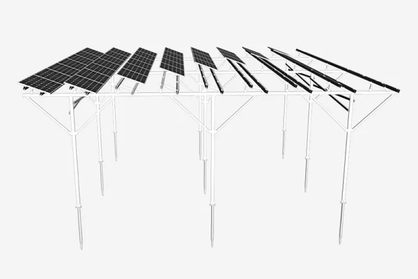 Agricultural Farmland Solar Mounting System