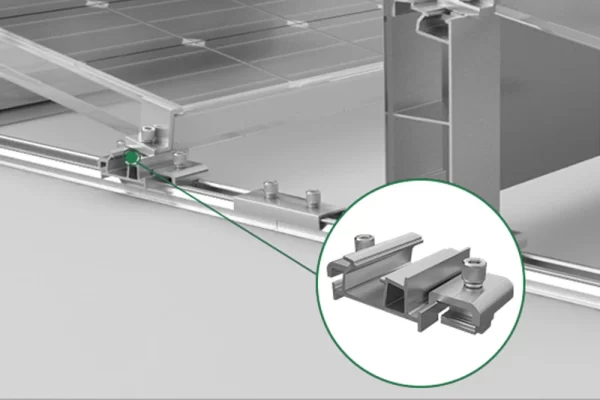 Ballasted Flat Roof System With No Roof Penetration Needed