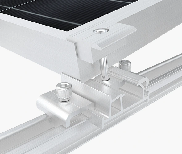 Flat Roof Ballasted Solar Racking System Details