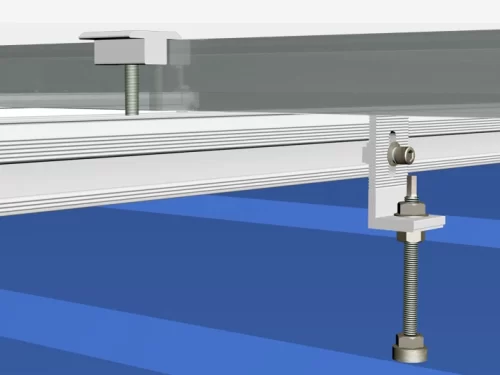 L-Feet Metal Roof Solar Mounts and Hanger Bolt Kit