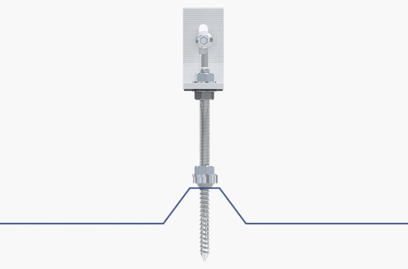 L-Feet Metal Roof Solar Mounts Details