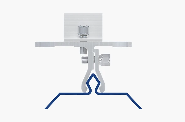 Metal Roof Solar Panel Clamp Details