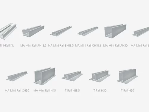 Metal Roof Solar Panel Mounting Rails (Bottom Support)