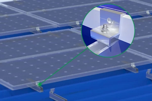 Metal Roof Solar Panel Mounting Rails (Bottom Support)