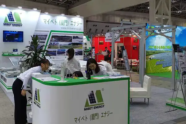 Mibet exhibits at the Japan International PV Energy Expo