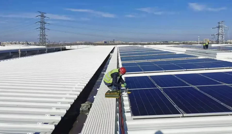Rooftop Distributed Power Plant Project in Tianjin, China
