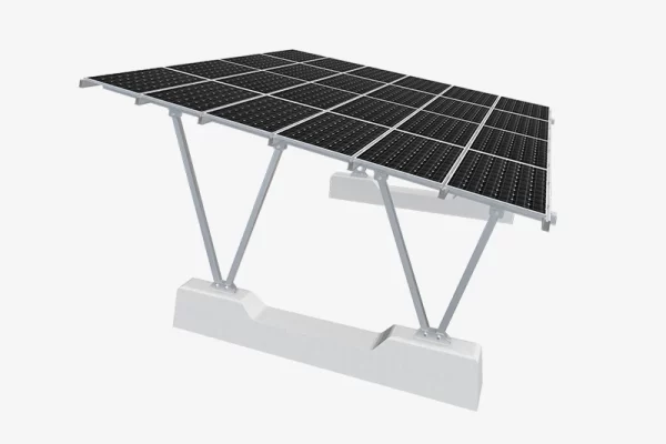 Solar Carport Mounting System (Double V-column)