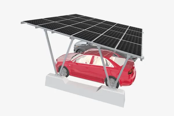 Solar Carport Mounting System (Double V-column)