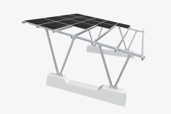 Solar Carport Mounting System (Double V-column)