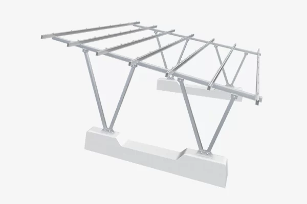 Solar Carport Mounting System (Double V-column)