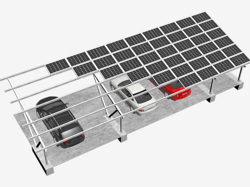 Solar Carport Mounting System (Single V-column)