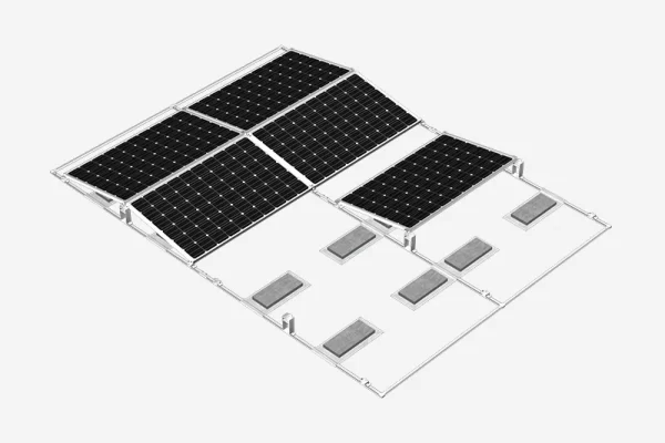 Solar Panel Ballast Mounting System (Two Sides)