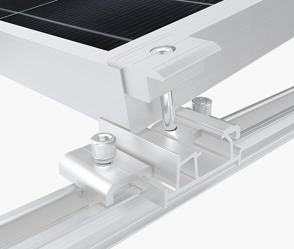 Solar Panel Ballast Mounting System Details