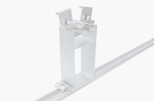 Solar Panel Ballast Mounting System Details