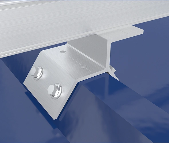 Trapezoidal Metal Roof Mounting Clamp Details