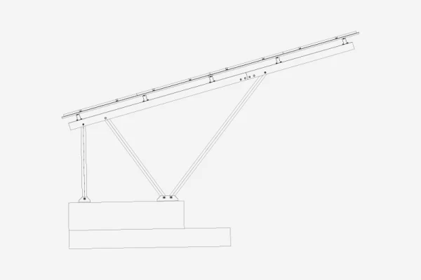 Waterproof Carport Solar Mounting System