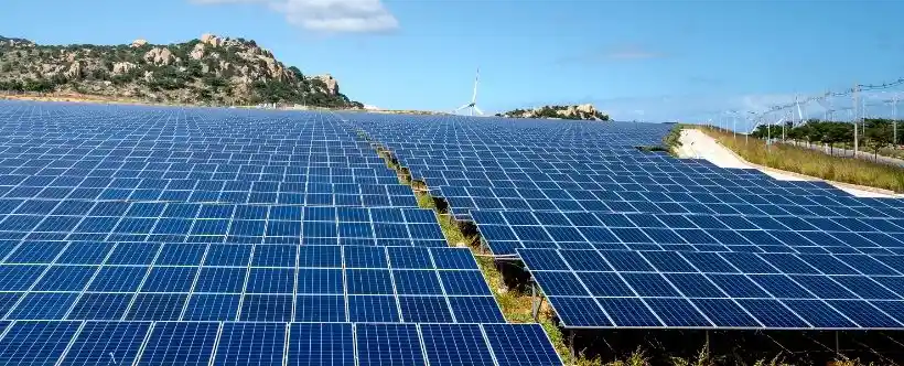 Roadside solar panels